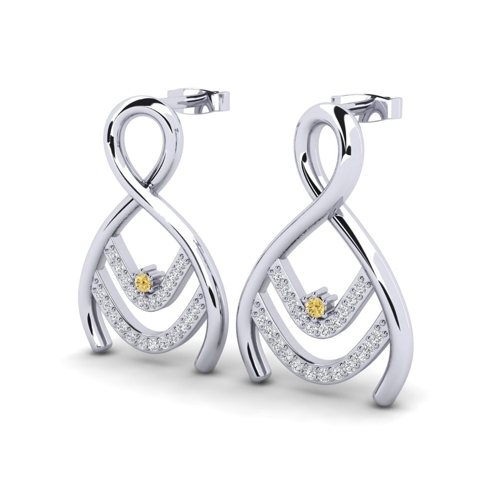 Yellow Diamond Women's Earring Vasim