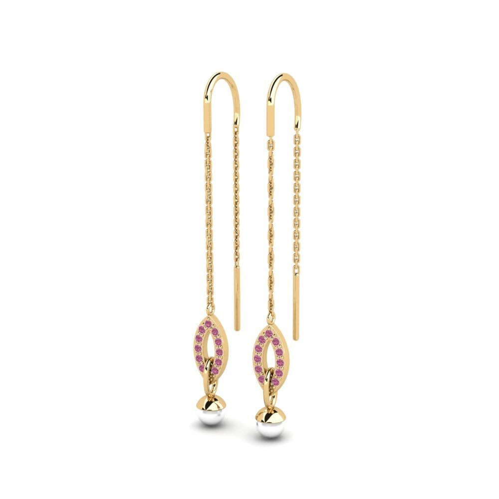 Đá Rhodolite Bông tai nữ Vatosoa