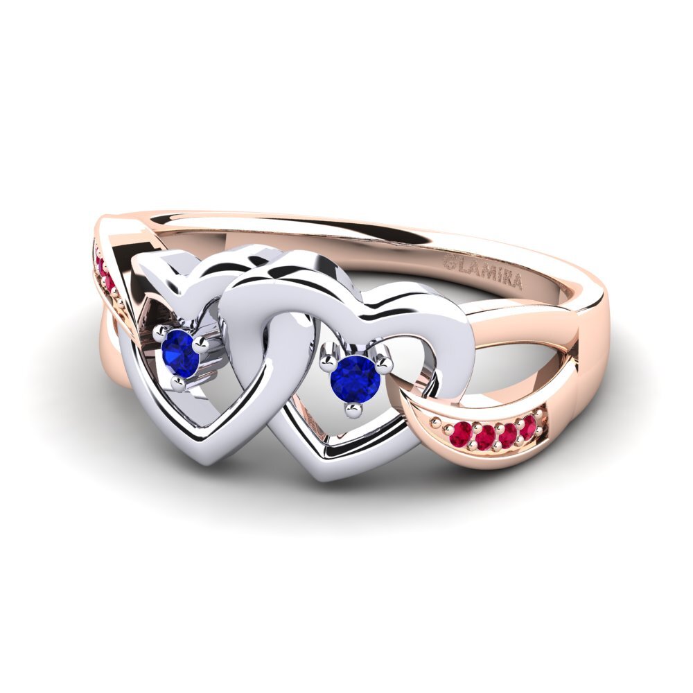14k Rose & White Gold Ring Vaudis