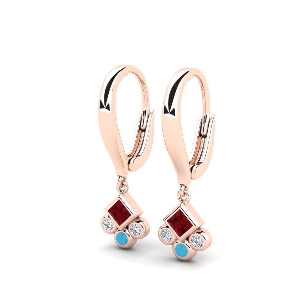 14k Rose Gold Women's Earring Vegyes