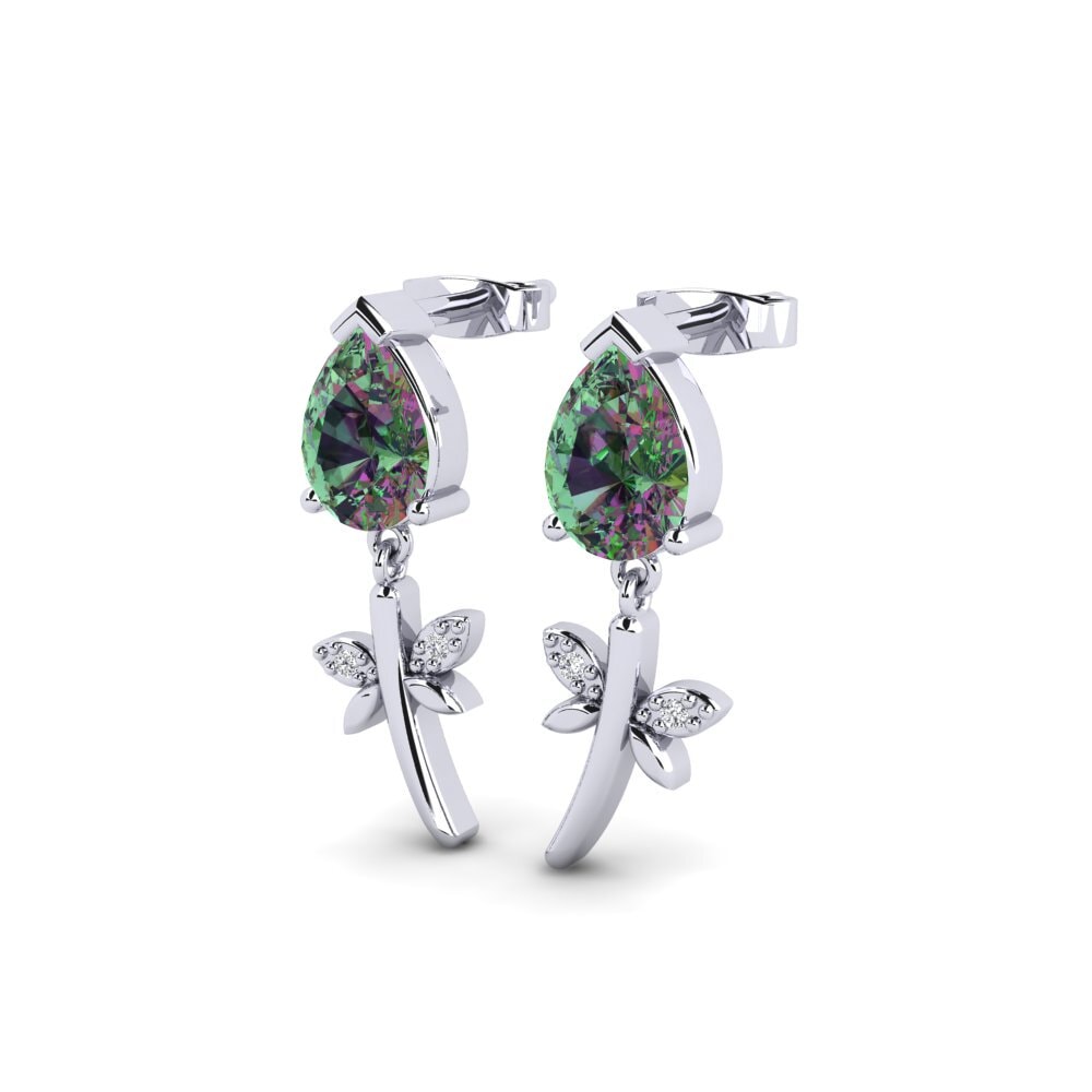 Mystic Topaz Women's Earring Veins
