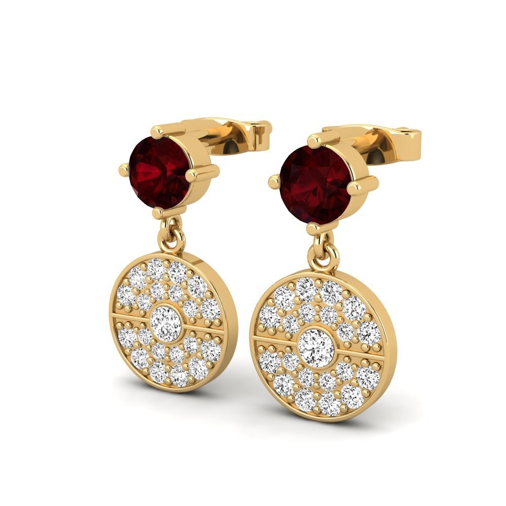 Garnet Women's Earring Veles