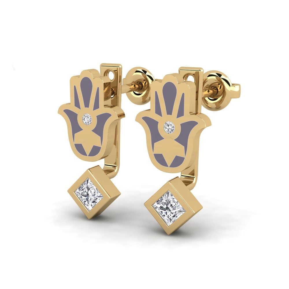 Berlian Anting-anting wanita Velsigne
