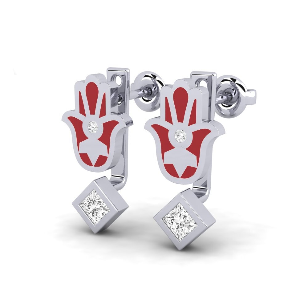 950 Platinum Women's Earring Velsigne