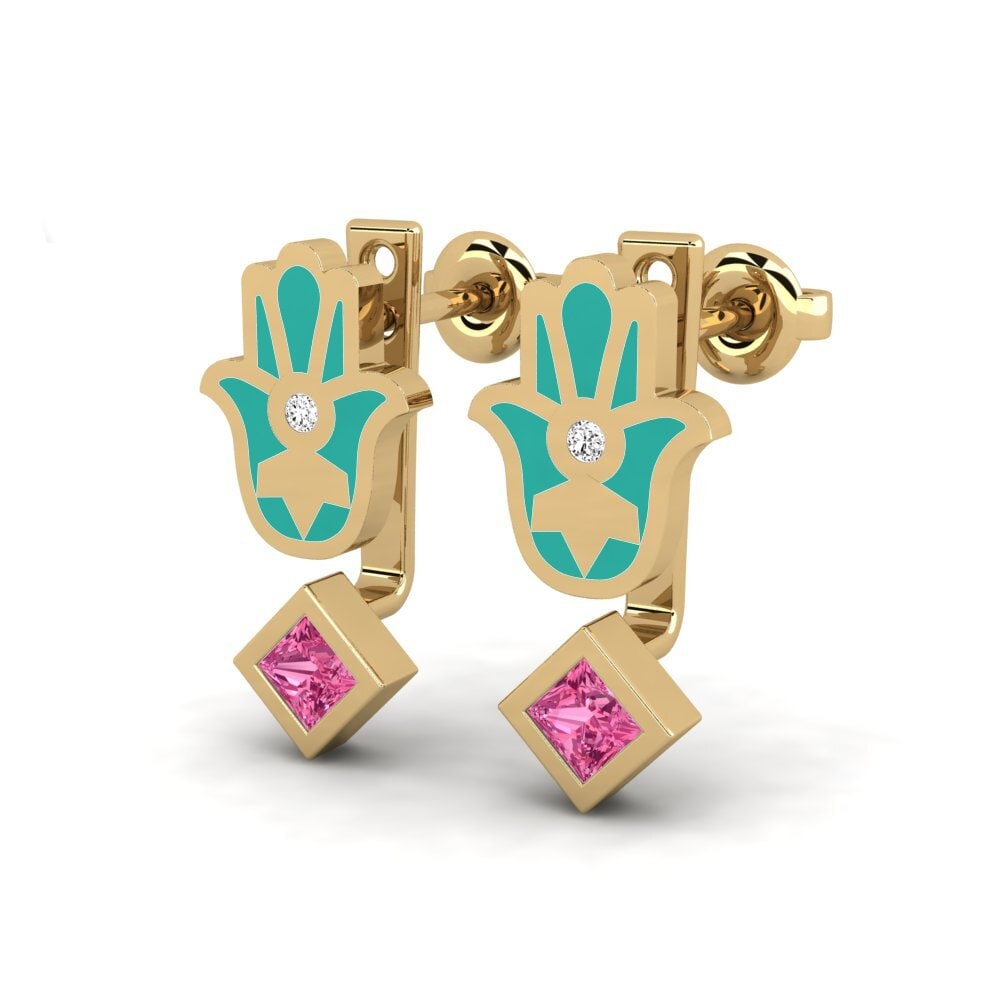 Pink Tourmaline Women's Earring Velsigne