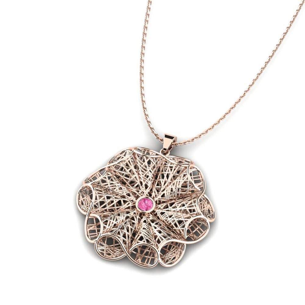 Pink Sapphire Women's Pendant Velvette