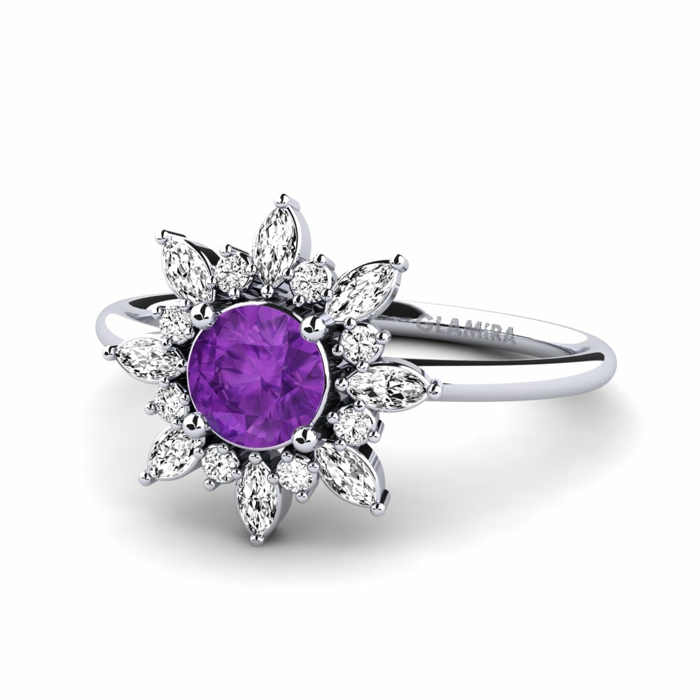 紫水晶 戒指 Vena