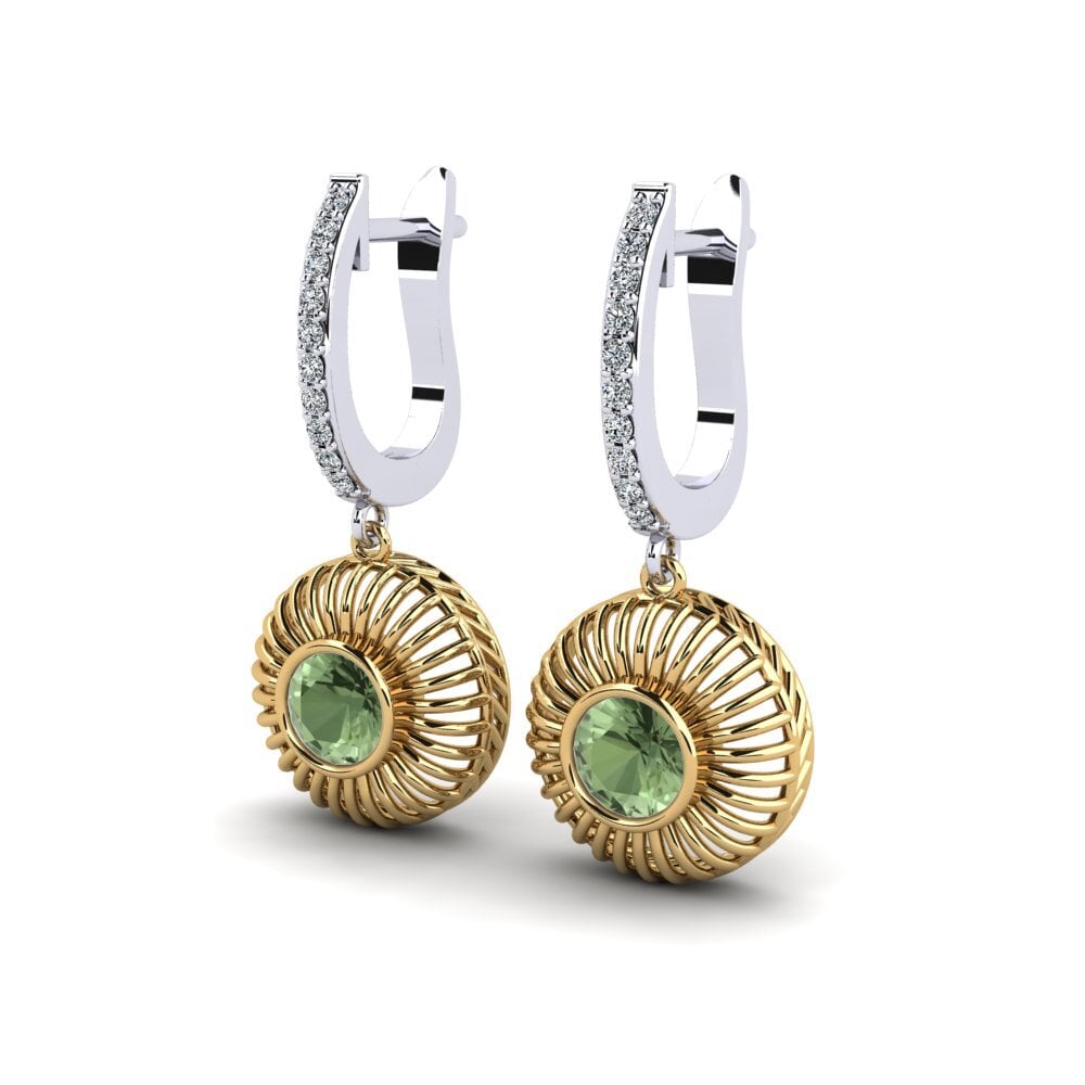 Green Sapphire Women's Earring Venalite