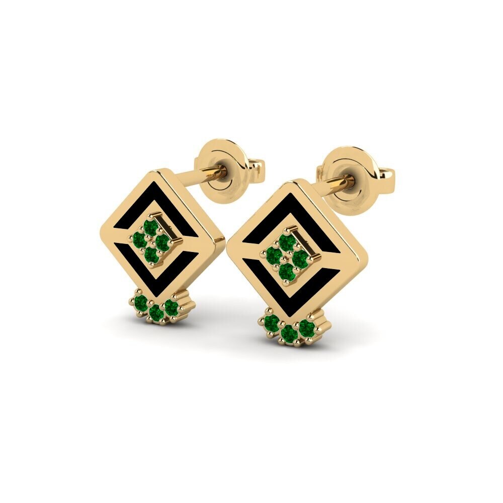Zircone Verde Orecchino da donna Venas