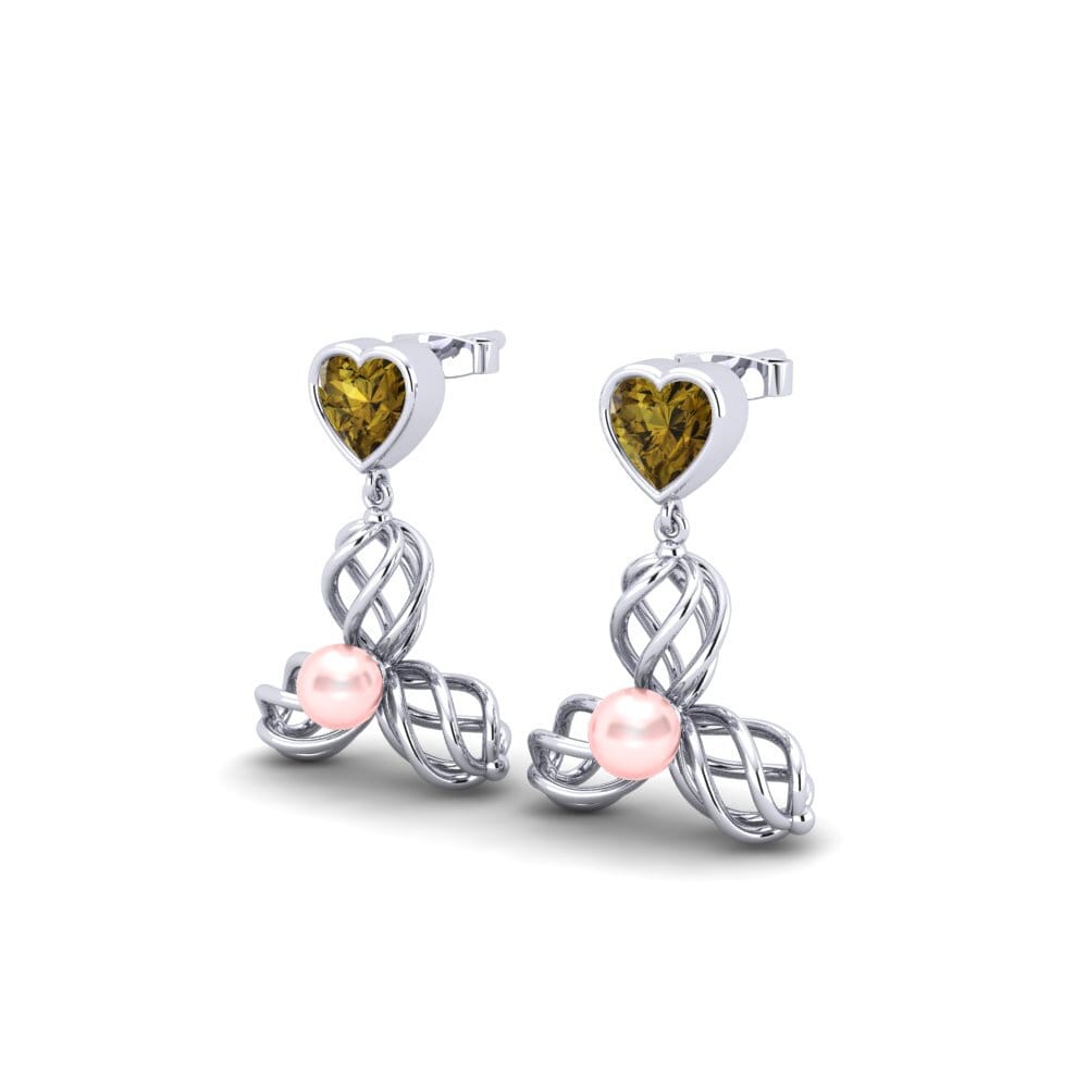 Brown Zircon Women's Earring Vendable