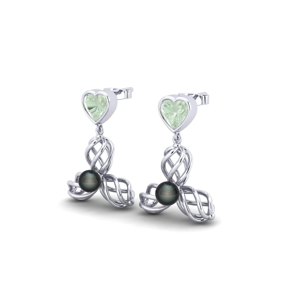 Green Amethyst Women's Earring Vendable