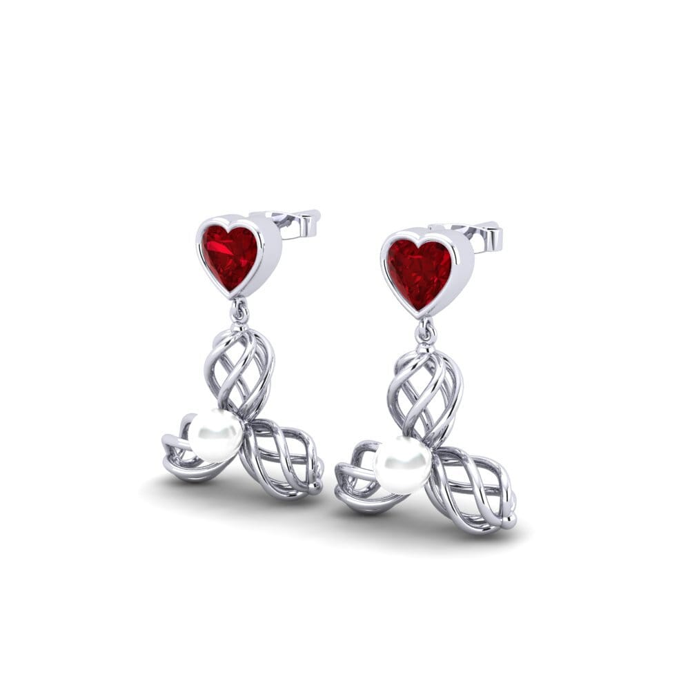 Red Zirconia Women's Earring Vendable