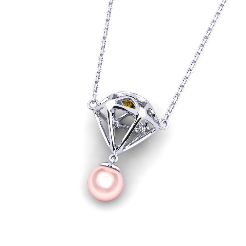 Brown Zircon Women's Necklace Vendanger