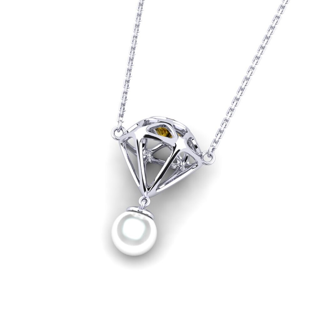 Brown Zircon Women's Necklace Vendanger
