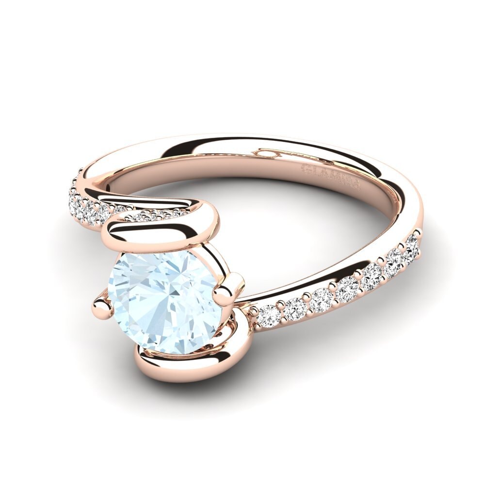 Aquamarine Engagement Ring Vendela
