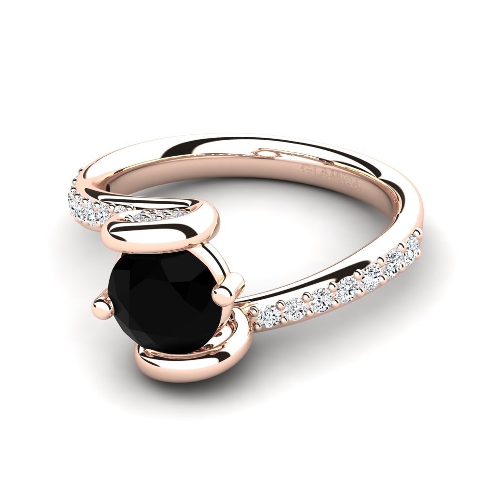 Black Diamond Engagement Ring Vendela