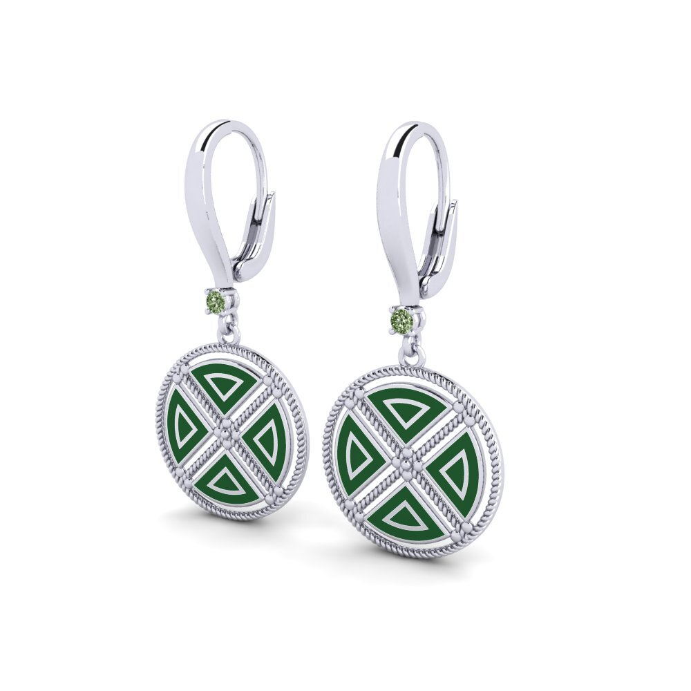 Diamante Verde Pendiente de mujer Vendor