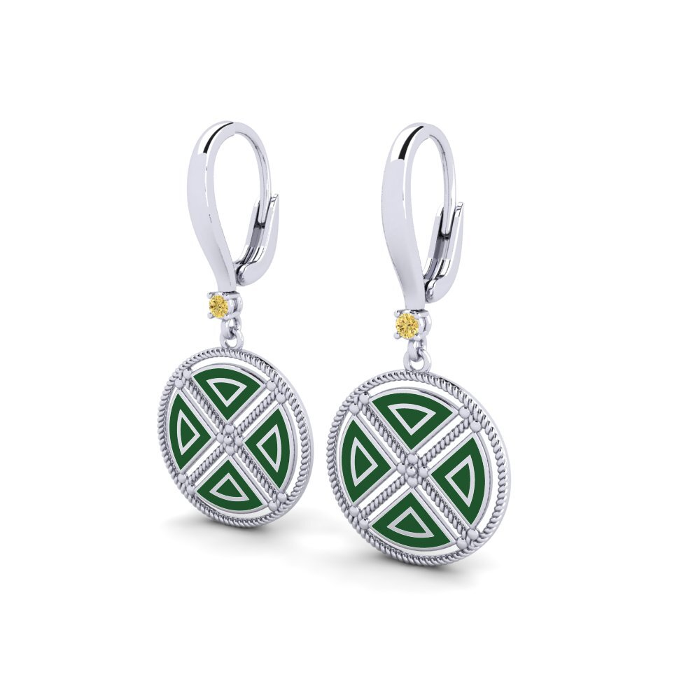 Yellow Diamond Women's Earring Vendor