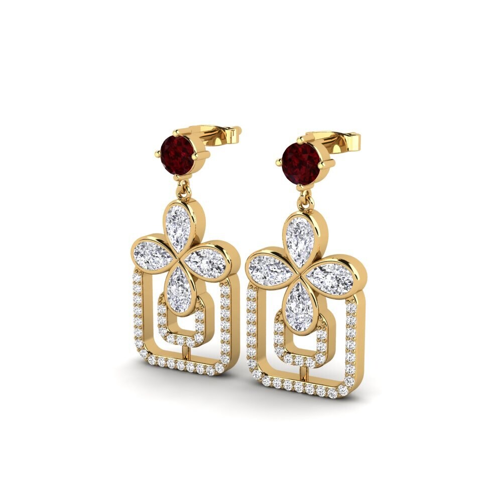 Garnet Women's Earring Vendre