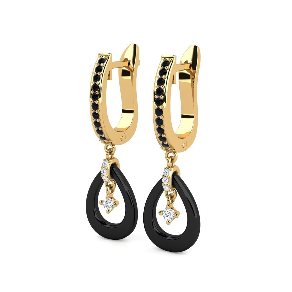 Black Sapphire Women's Earring Venessa