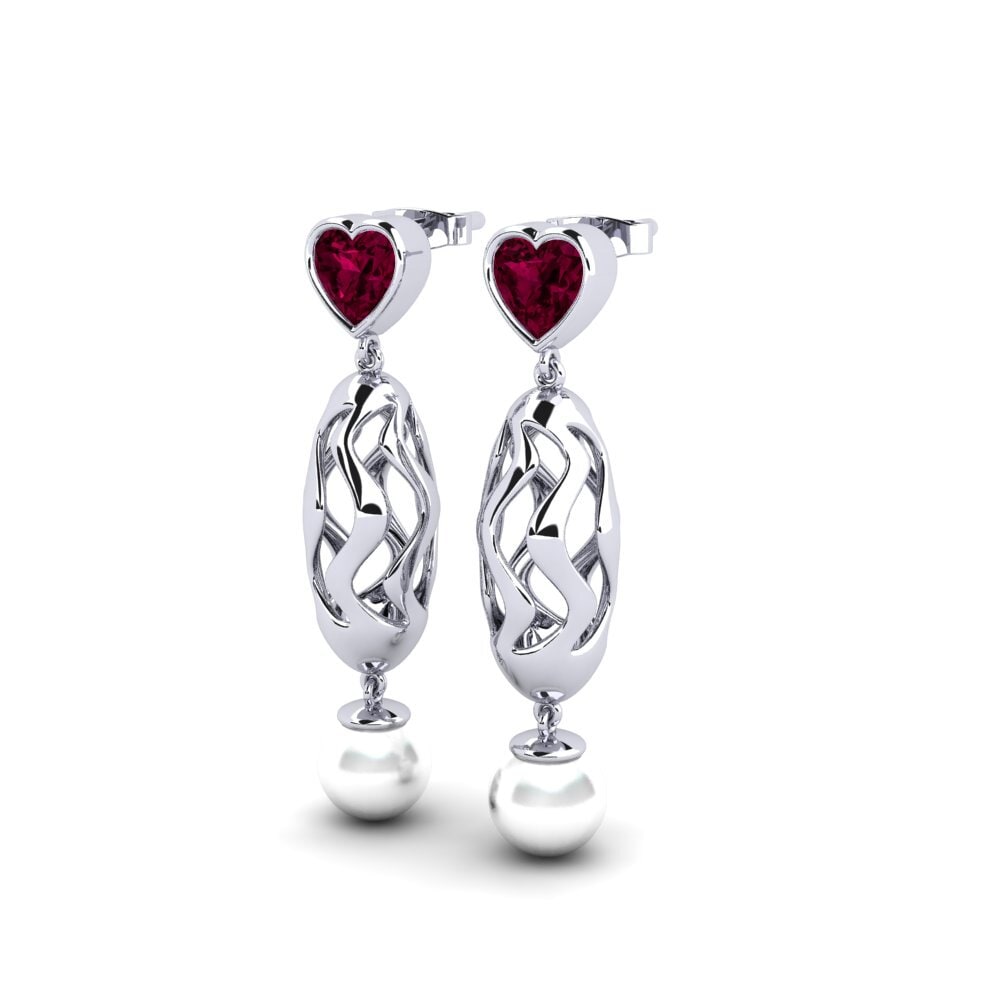 Granate Rhodolite Pendiente de mujer Vengeance