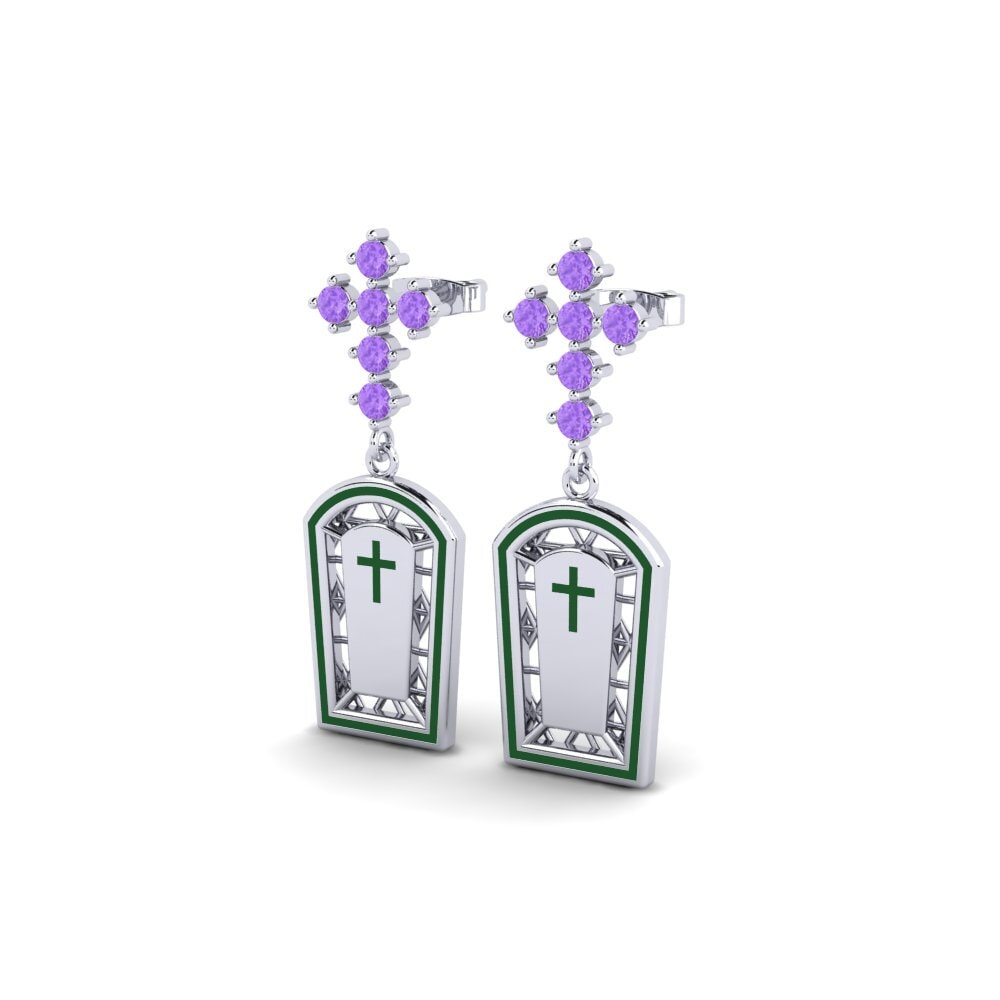 Amethyst Earring Venin