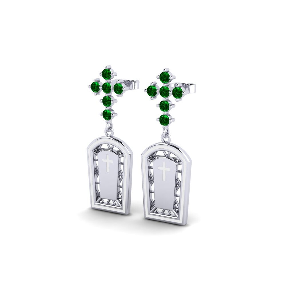 Circonita Verde Pendiente de mujer Venin