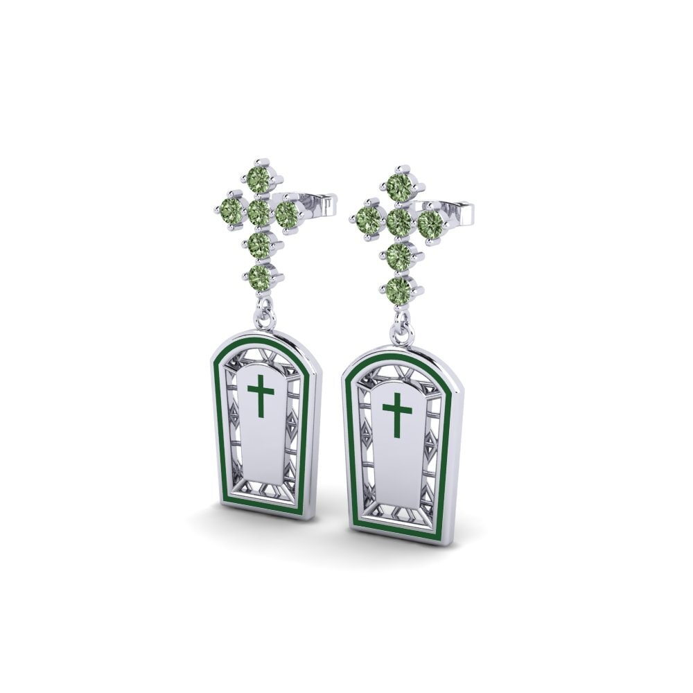 Diamante Verde Pendiente de mujer Venin