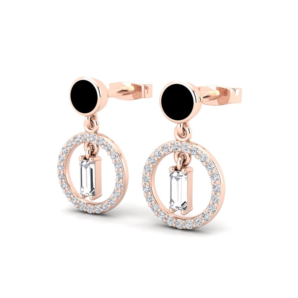Baguette Diamante Pendiente de mujer Verano