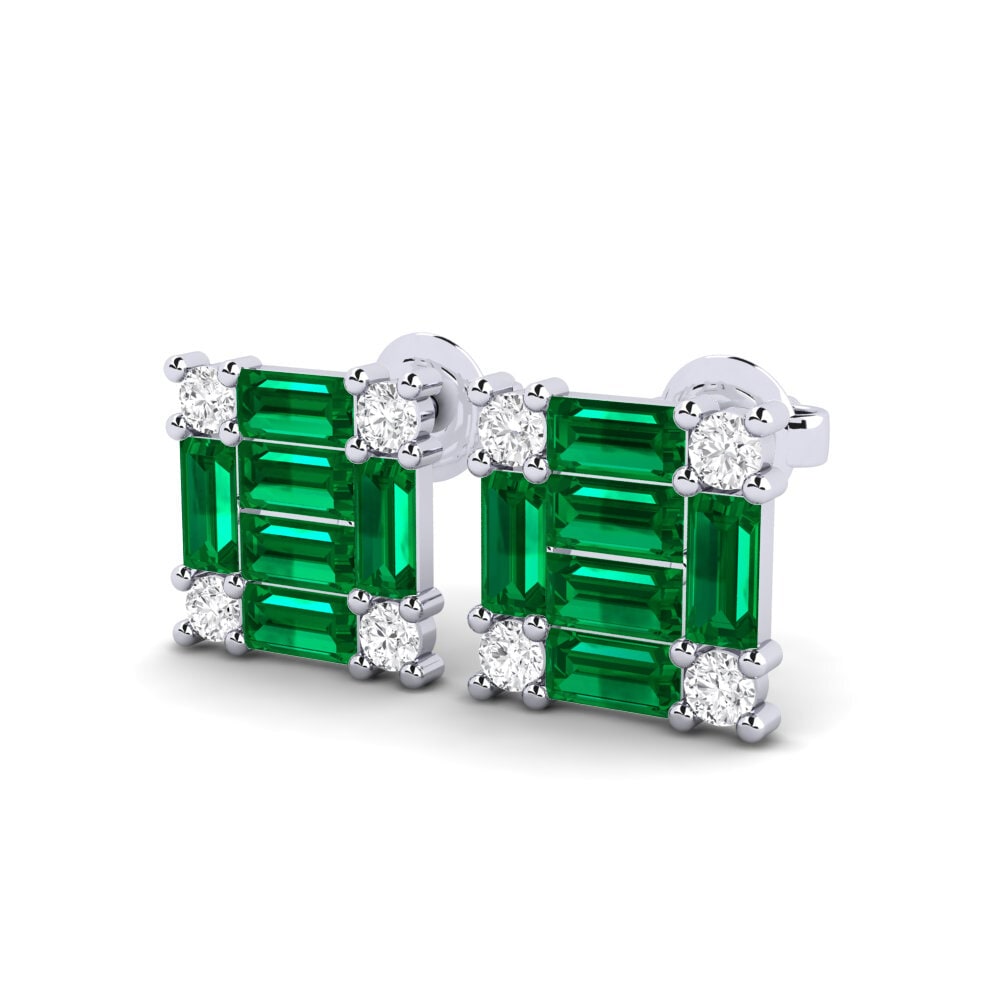 Green Zirconia SYLVIE Earring Verdant