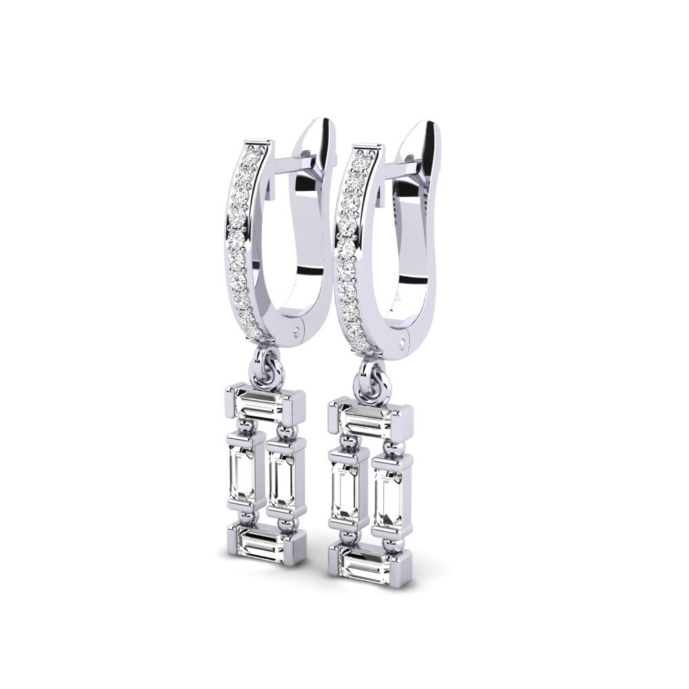 Baguette Moissanite Women's Earring Vereux