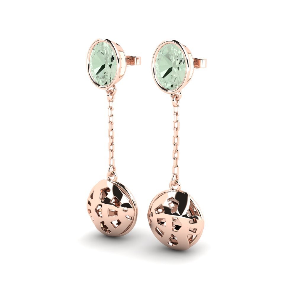 Green Amethyst Women's Earring Vern