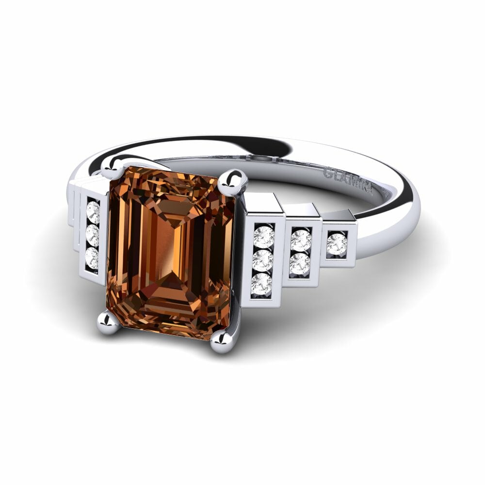 Brown Diamond Engagement Ring Verona