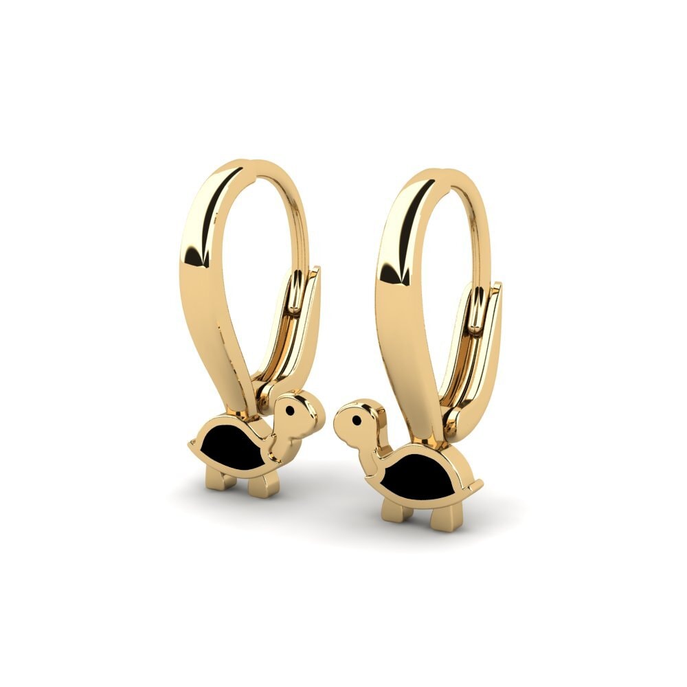 14k Oro Amarillo Pendiente para Niño Verras