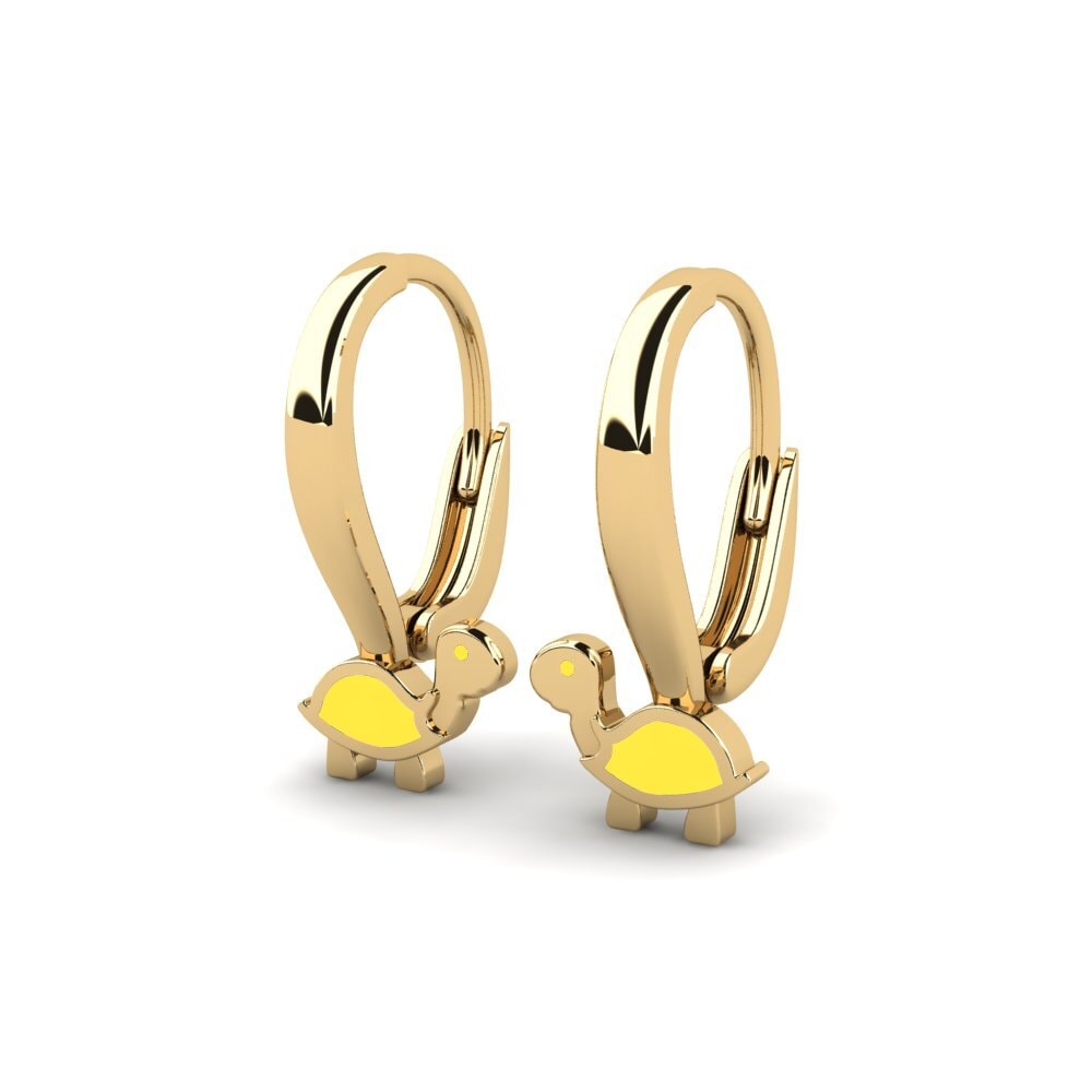 9ct Yellow Gold Kid's Earring Verras
