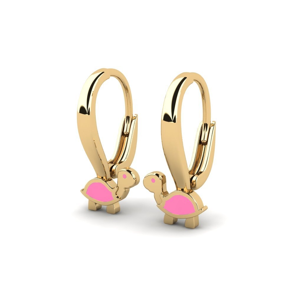 14k Oro Amarillo Pendiente para Niño Verras