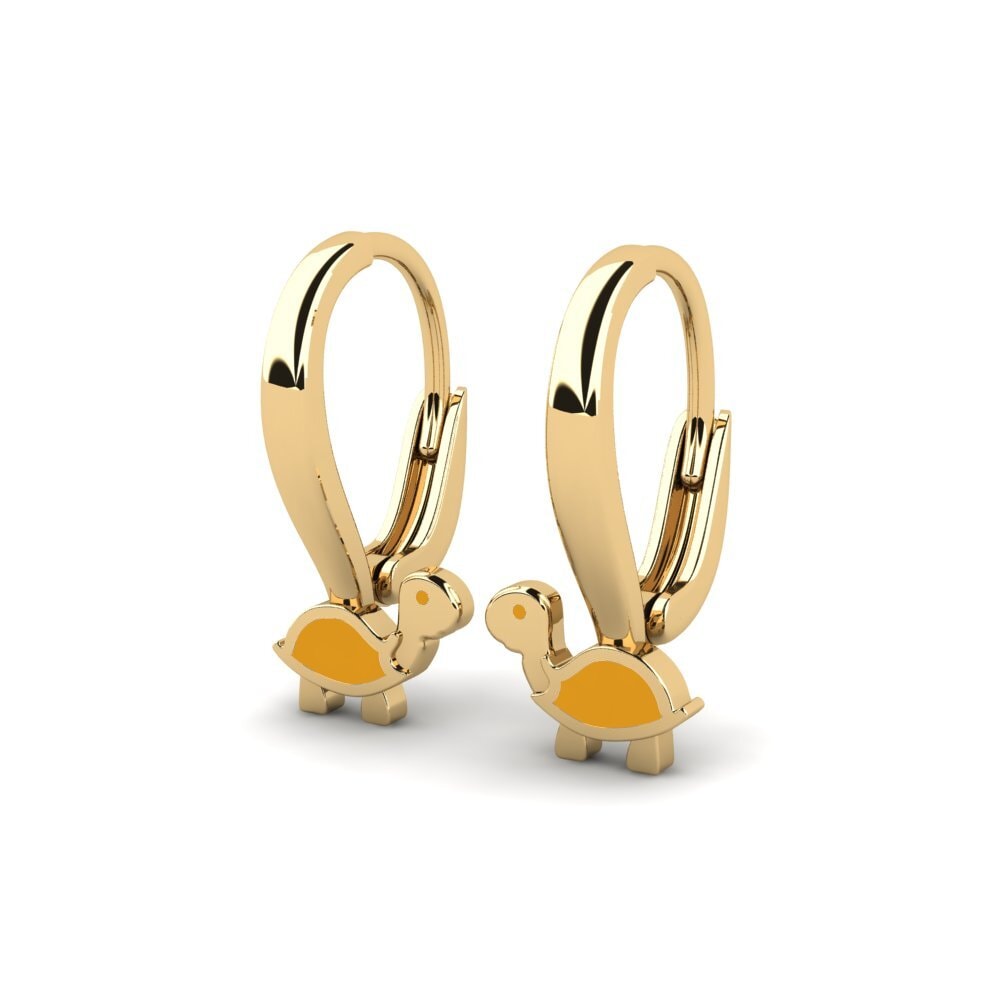 14k Oro Amarillo Pendiente para Niño Verras