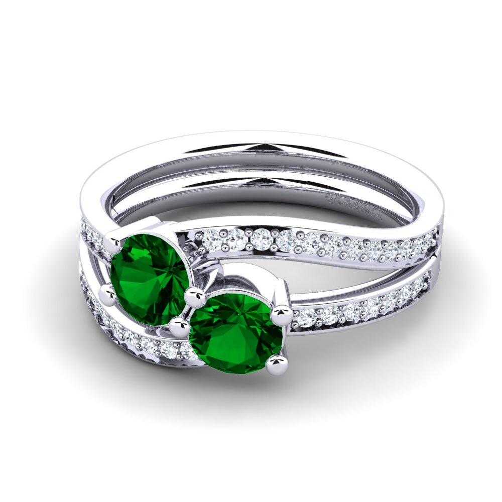 Green Zirconia Ring Veruca