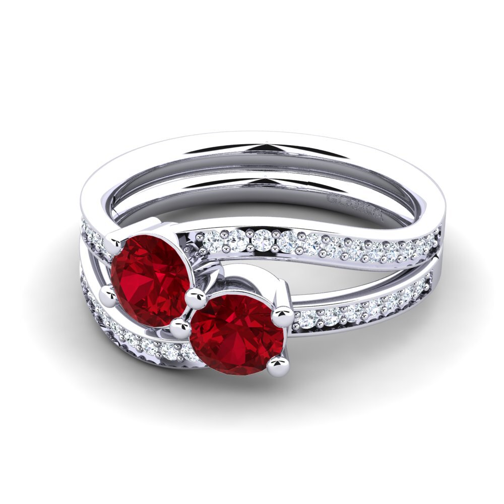 Red Zirconia Ring Veruca