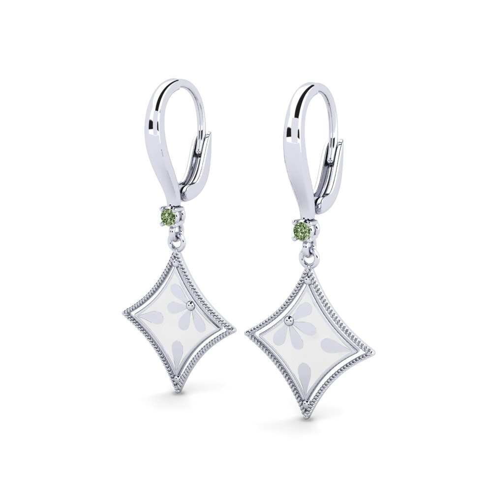 Diamante Verde Pendiente de mujer Vicar