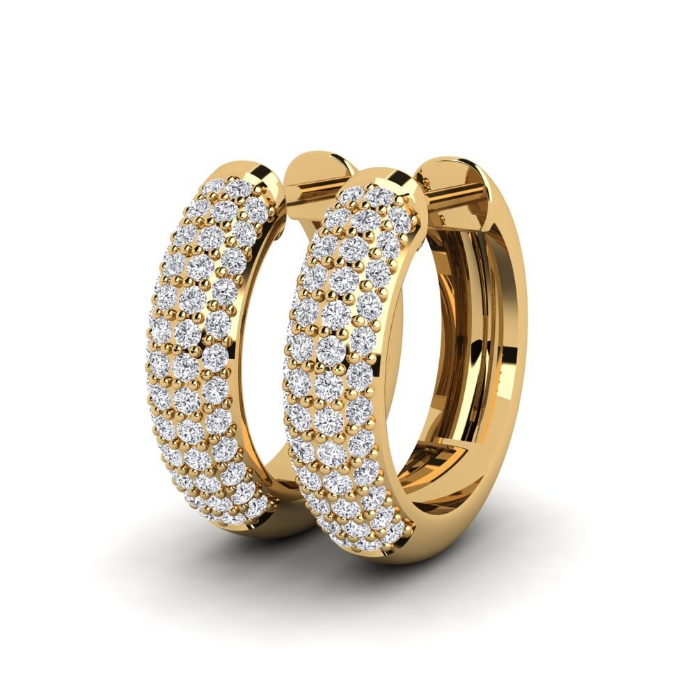 Diamant De Synthèse Boucle d'oreille femme Vicky