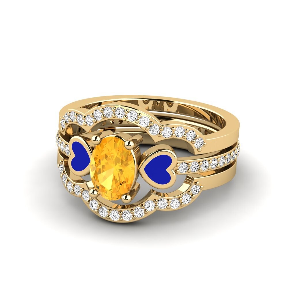 Citrin Ring Vigetea - SET