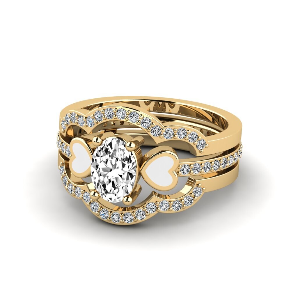 Moissanit Ring Vigetea - SET