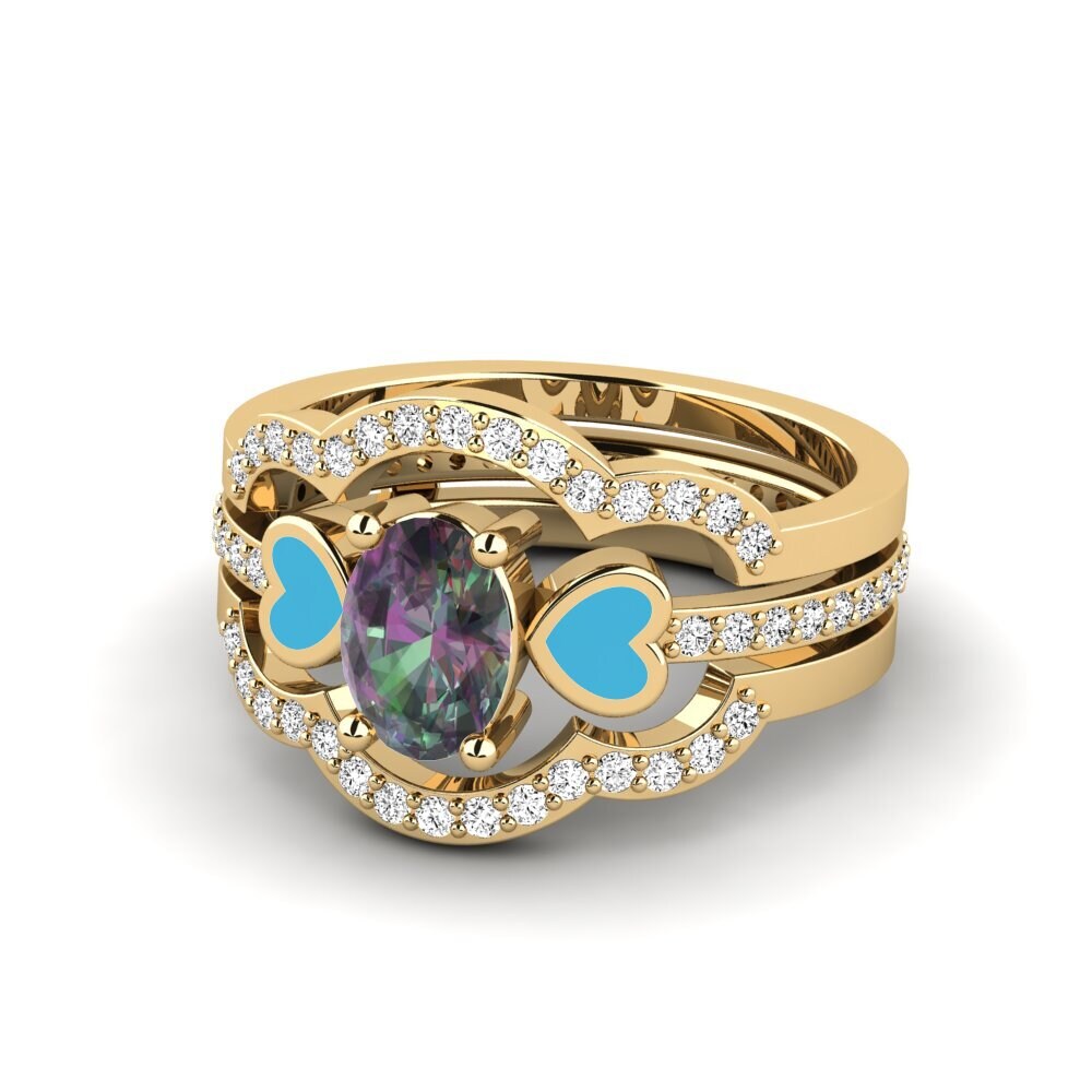 Mystic Topas Ring Vigetea - SET