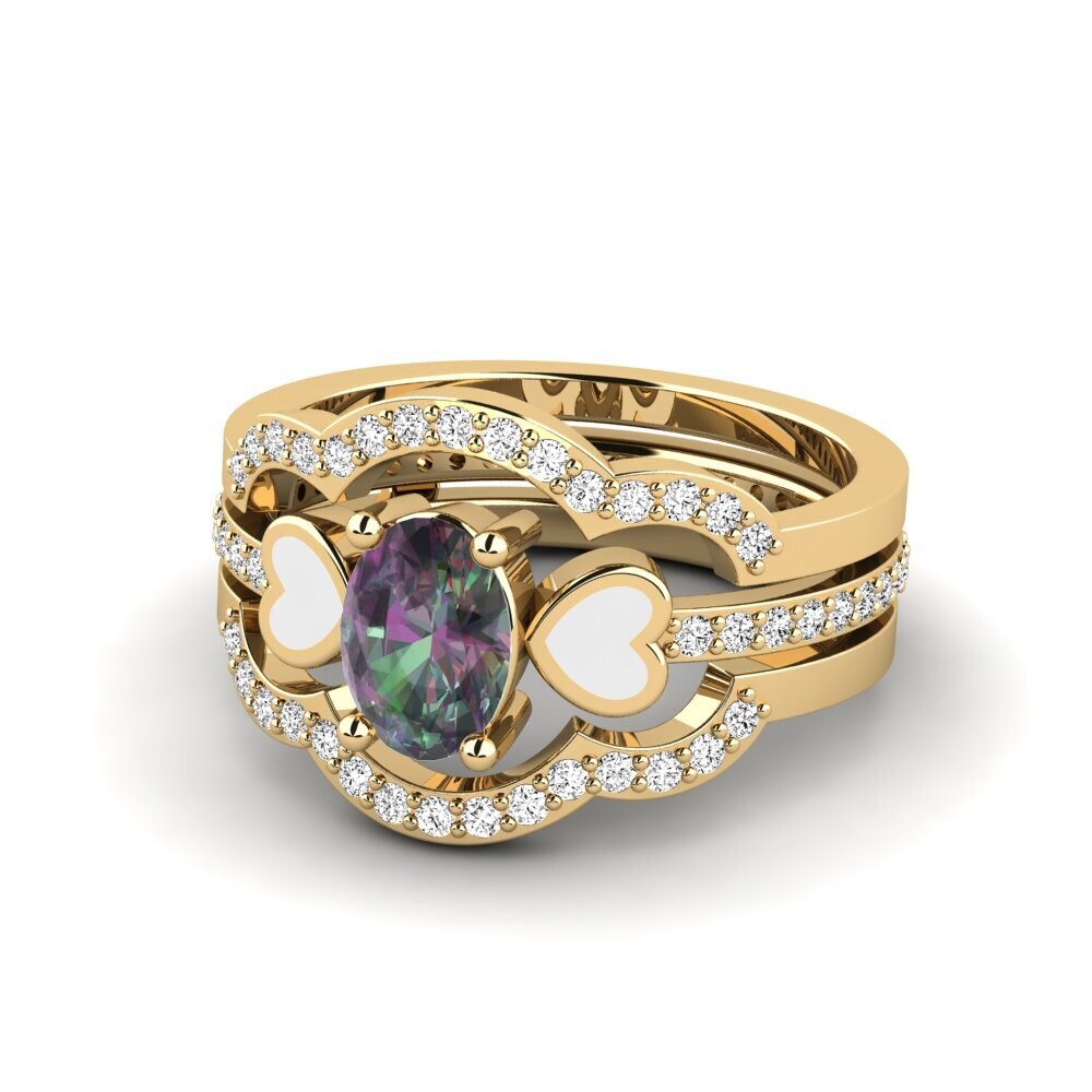Mystic Topas Ring Vigetea - SET