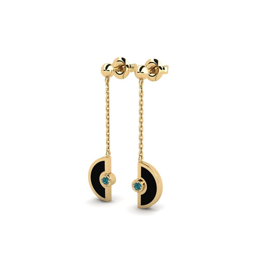 Diamante Blu Orecchino da donna Vigevano