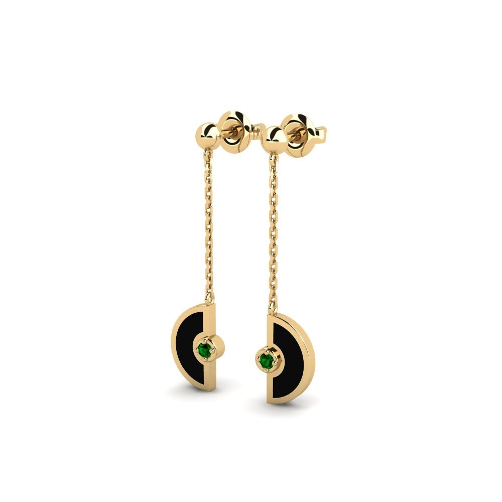 Zircone Verde Orecchino da donna Vigevano