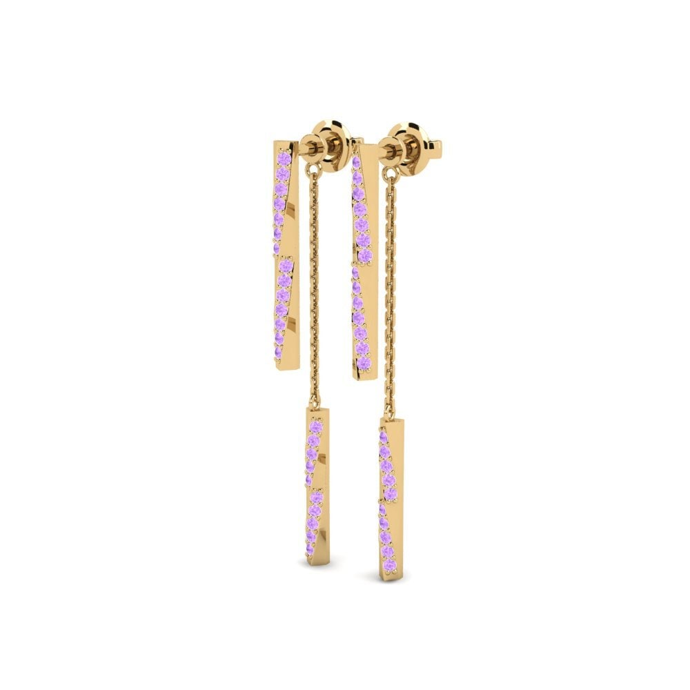 Amethyst Damen ohrring Vikasa
