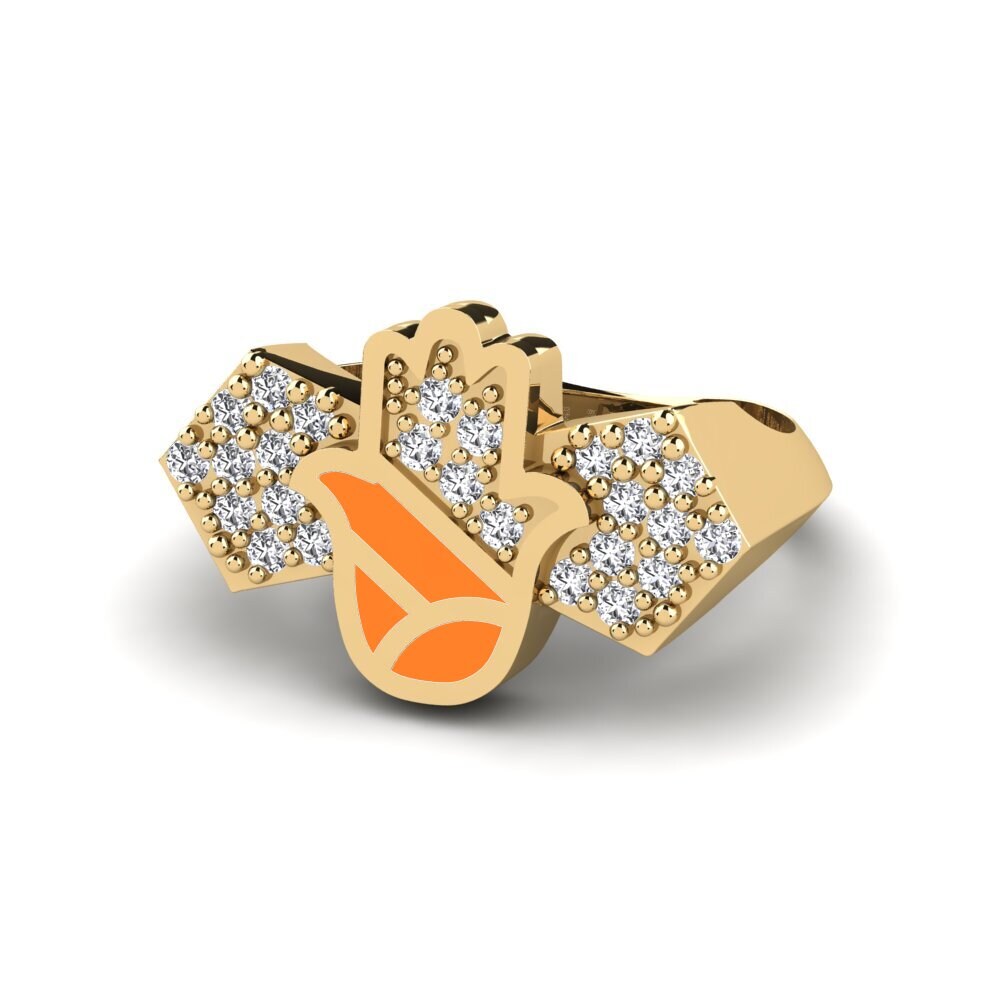 Diamant Pinker Ring Vikela