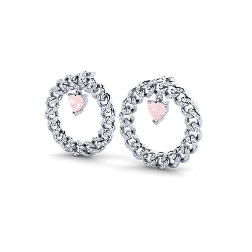 Rose Quartz Women's Earring Vinaigrier